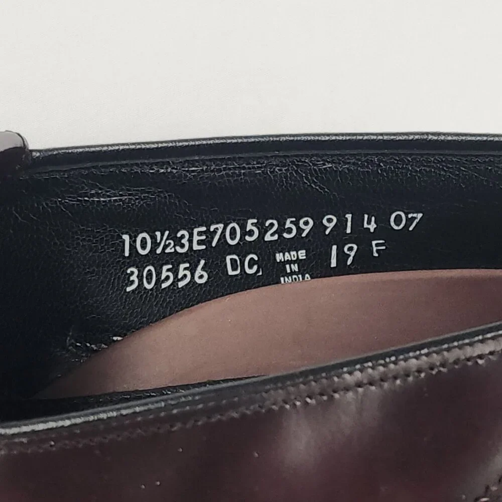 Florsheim Men's 10.5‎ Lexington Wingtip Dress Shoe Tassel Burgundy Leather